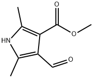4-甲酸-2,5-二甲基-1H-吡咯-3-羧酸甲酯,175205-91-1,结构式