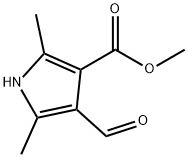 METHYL 4-FORMYL-2,5-DIMETHYL-1H-PYRROLE-3-CARBOXYLATE Structure