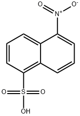 5-nitronaphthalene-1-sulphonic acid Struktur