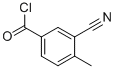 Benzoyl chloride, 3-cyano-4-methyl- (9CI) Structure