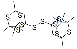 1,1'-Dithiobis(3,5,7,10,10-pentamethyl-2,4,6,8-tetrathiaadamantane) Structure