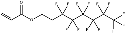 アクリル酸3,3,4,4,5,5,6,6,7,7,8,8,8-トリデカフルオロオクチル 化学構造式