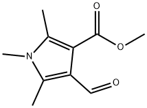 METHYL 4-FORMYL-1,2,5-TRIMETHYL-1H-PYRROLE-3-CARBOXYLATE Structure