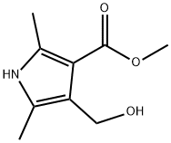 Methyl 2,5-dimethyl-4-hydroxymethylpyrrole-3-carboxylate Structure