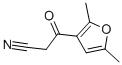 3-(2,5-DIMETHYL-3-FURYL)-3-OXOPROPANENITRILE Struktur