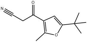 3-[5-(TERT-BUTYL)-2-METHYL-3-FURYL]-3-OXOPROPANENITRILE Struktur