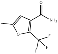 5-METHYL-2-(TRIFLUOROMETHYL)FURAN-3-CARBOXAMIDE Structure