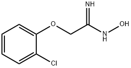 2-(2-CHLOROPHENOXY)ACETAMIDE OXIME Struktur