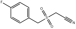 4-FLUOROBENZYLSULFONYLACETONITRILE Structure