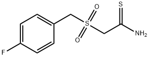2-(4-氟-Α-甲苯磺酰)硫代乙酰胺,175276-88-7,结构式