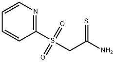 2-(PYRIDIN-2-YLSULFONYL)ETHANETHIOAMIDE Structure
