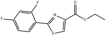 175276-93-4 ETHYL 2-(2,4-DIFLUOROPHENYL)-1,3-THIAZOLE-4-CARBOXYLATE