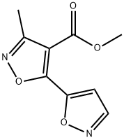 5-(5-ISOXAZOLYL)-4-METHOXYCARBONYL-3-METHYLISOXAZOLE Structure