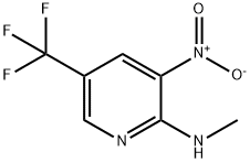 2-METHYLAMINO-3-NITRO-5-(TRIFLUOROMETHYL)PYRIDINE Struktur