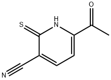 6-ACETYL-2-MERCAPTONICOTINONITRILE Struktur