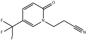 1-(2-氰基乙基)-5-(三氟甲基)吡啶基-2-(1H)-酮, 175277-71-1, 结构式