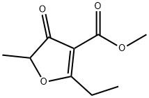 METHYL 2-ETHYL-5-METHYL-4-OXO-4,5-DIHYDROFURAN-3-CARBOXYLATE Structure