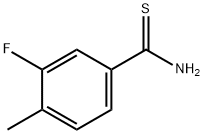 3-フルオロ-4-メチル(チオベンズアミド) 化学構造式