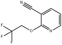 2-(2,2,2-TRIFLUOROETHOXY)PYRIDINE-3-CARBONITRILE Struktur