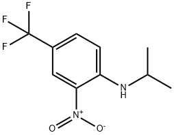 4-ISOPROPYLAMINO-3-NITROBENZOTRIFLUORIDE Struktur