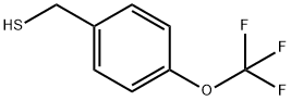 4-(トリフルオロメトキシ)ベンジルチオール 化学構造式