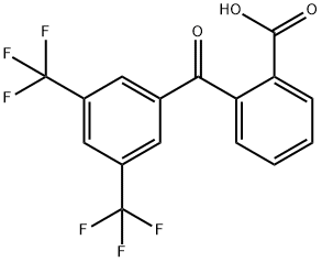 2- [3,5-双(三氟甲基)苯甲酰]苯甲酸,175278-06-5,结构式