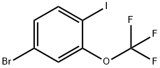 4-BROMO-2-(TRIFLUOROMETHOXY)IODOBENZENE Structure