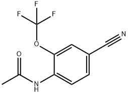 4-氰基-2-(三氟甲氧基)乙酰苯胺,175278-19-0,结构式