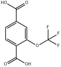 2-(Trifluoromethoxy)terephthalic acid Struktur