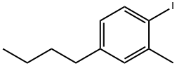 4-BUTYL-1-IODO-2-METHYLBENZENE Structure