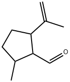 2-甲基-5-(1-甲基乙烯基)环戊烷甲醛,1753-98-6,结构式