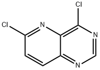 4,6-ジクロロピリド[3,2-D]ピリミジン 化学構造式