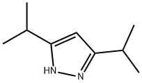 3,5-ジイソプロピルピラゾール 化学構造式