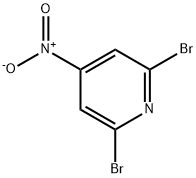 2,6-DIBROMO-4-NITRO-PYRIDINE 化学構造式
