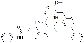 L-Alanine, 3-[1,1-biphenyl]-4-yl-N-[N-[1-(methoxycarbonyl)-4-oxo-4-(phenylamino)butyl]-L-leucyl]-, methyl ester, (S)- (9CI)|