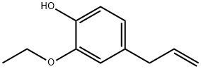 2-エトキシ-4-(2-プロペニル)フェノール 化学構造式