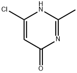 6-クロロ-2-メチル-4-ピリミジノール 化学構造式