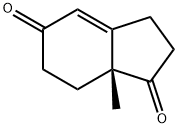 (7AR)-7A-METHYL-2,3,7,7A-TETRAHYDRO-1H-INDENE-1,5(6H)-DIONE Structure