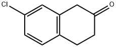7-氯-3,4-二氢-1H-2-萘酮, 17556-19-3, 结构式