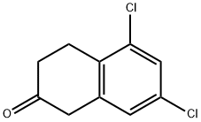 5,7-二氯-3,4-二氢-1H-2-萘酮, 17556-20-6, 结构式
