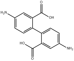 4,4‘-二氨基联苯-2,2'-二羧酸,17557-76-5,结构式