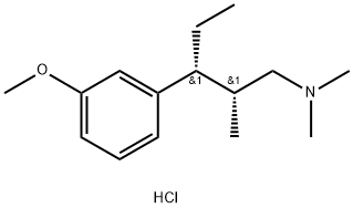 (BETAR,GAMMAR)-GAMMA-乙基-3-甲氧基-N,N,BETA-三甲基苯丙胺盐酸盐, 175591-17-0, 结构式