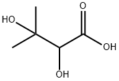 alpha,beta-dihydroxyisovaleric acid Struktur