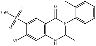 Metolazone Structure