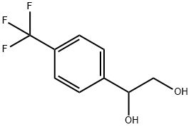 1-[4-(Trifluoromethyl)phenyl]ethane-1,2-diol Structure
