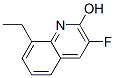 8-ETHYL-3-FLUORO-2-HYDROXYQUINOLINE Structure