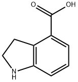 2,3-DIHYDRO-1H-INDOLE-4-CARBOXYLIC ACID Structure