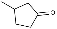 DL-3-甲基环戊酮 结构式