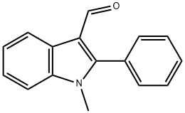 1-Methyl-2-phenylindole-3-carboxaldehyde Struktur