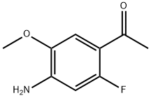 1-(4-氨基-2-氟-5-甲氧基苯基)-乙酮,175711-82-7,结构式